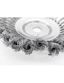 Brosse en fil d'acier pour débroussailleuse 200 x 25,4mm Crossfer
