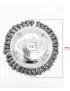 Brosse en fil d'acier pour débroussailleuse 200 x 25,4mm Crossfer