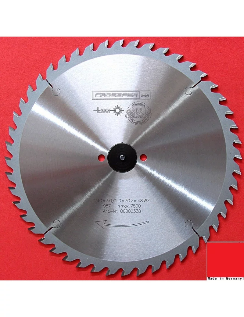 LAME DE SCIE BOIS CIRCULAIRE UNIVERSELLE 240m Crossfer
