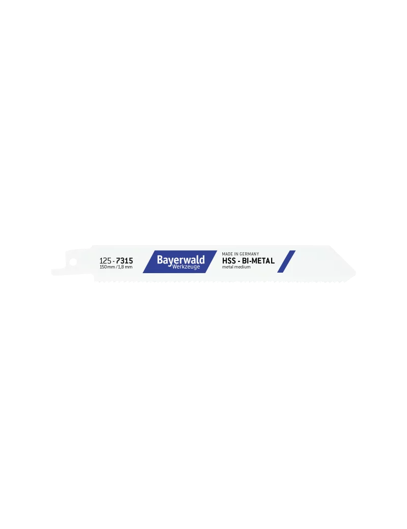 5x lame de scie sabre longueur 150 mm Bayerwald Werkzeuge 5x lame de scie sabre longueur 150 mm Bayerwald Werkzeuge