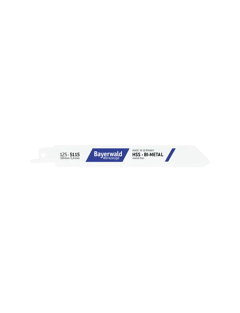 5x lame de scie sabre longueur 150 mm Bayerwald Werkzeuge