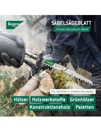 5x lame de scie sabre longueur 230 mm Bayerwald Werkzeuge