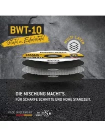 Disque à tronçonner BWT-10 | Ø125 mm - épaisseur 1 mm - alésage 22.23 mm | Forme : droite