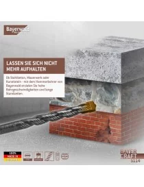 Foret à béton X 3 unités 110 mm SDS Plus tige - Ø:8 mm - L : 110 mm