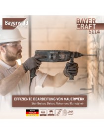 Jeu de forets à marteau Bayercraft 5 pces 6-10 mm (2 taillants)
