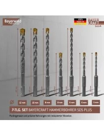 Forets à béton Set de 7 pièces Bayerwald 5-12 mm (2 lames)