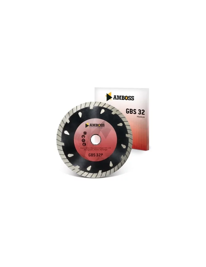 Disque diamant à tronçonner Amboss GBS 32P - 115 x 2.5 x 22.2 Disque diamant à tronçonner Amboss GBS 32P - 115 x 2.5 x 22.2