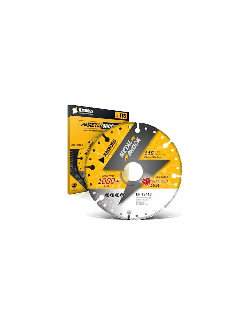 Disque à tronçonner diamant, Amboss 115 x 1,8 x 22,23 mm