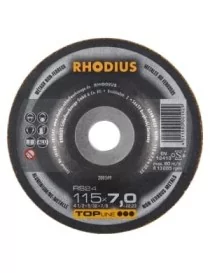 25x Rhodius RS24 meules d'ébarbage pour aluminium 115 x 7 x 22.23