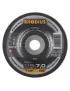 3x Rhodius RS24 meules d'ébarbage pour aluminium 125 x 7 x 22.23