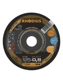 50x disque à tronçonner les métaux, Forme : croisé, Rhodius XT8 Exact