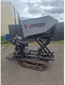 Dumper hydraulique sur chenilles Jansen RD-300pro d'occasion, avec système de basculement élevé Jansen