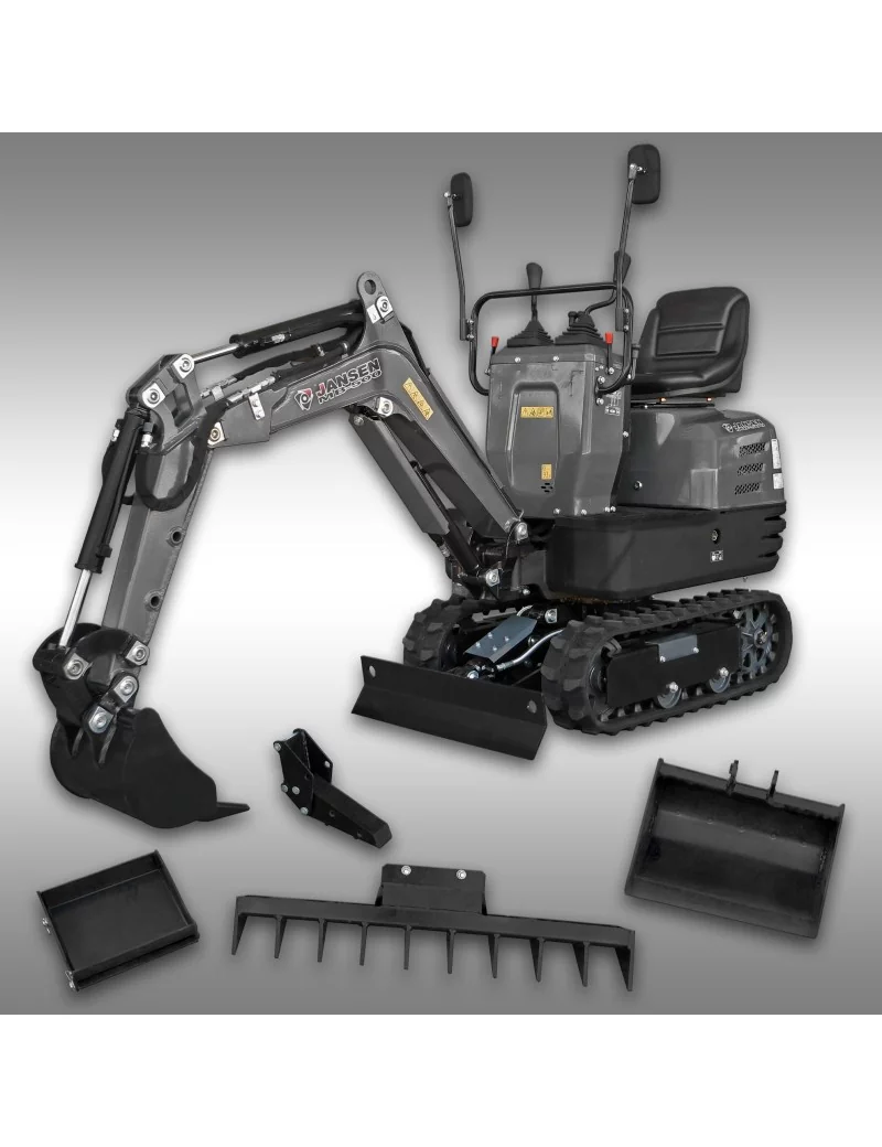 Micro-pelle JANSEN MB-500 | Puissance & compacité professionnelles Micro-pelle JANSEN MB-500 | Puissance & compacité professionnelles