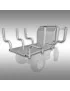 Châssis porte bûches pour dumper électrique MSK-500 Jansen