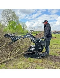 Godet à grappin, godet d'ensilage pour chargeuse compacte KL-200, Jansen