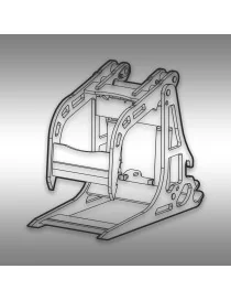 Pince de chargement de bois pour chargeuse compacte KL-200, Jansen