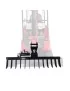 Râteau hydraulique pivotant pour mini-pelle