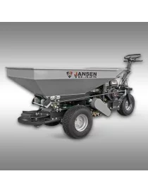 Sableuse, scarificateur de gazon, épandeur d'engrais, topdresser, TD-325 Jansen