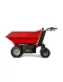 Mini-dumper électrique avec benne, charge utile de 500 kg, basculement hydraulique