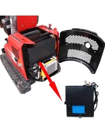 Mini-pelle, moteur électrique, 940 kg, châssis réglable