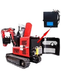 Mini-pelle, moteur électrique, 940 kg, châssis réglable