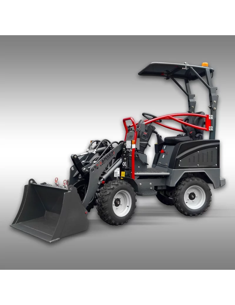 Valet de ferme électrique, chargeur HL-500E, sur roues, Jansen