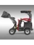 Valet de ferme électrique, chargeur HL-500E, sur roues, Jansen