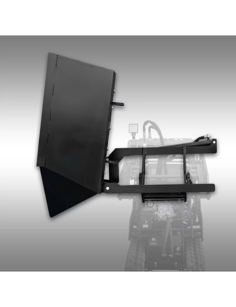 Godet à déversement latéral pour chargeuse compacte KL-200, Jansen