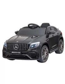 Voiture électrique à batterie enfant - MERCEDES-BENZ GLC 63 S BLACK Hecht