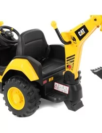 Pelleteuse électrique pour enfants CAT BACKHOE – Véhicule de chantier 12V sous licence officielle