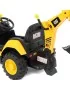 Pelleteuse électrique pour enfants CAT BACKHOE – Véhicule de chantier 12V sous licence officielle