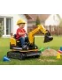 Pelleteuse électrique pour enfants Hecht 52107 Yellow – Véhicule de chantier à batterie 12V