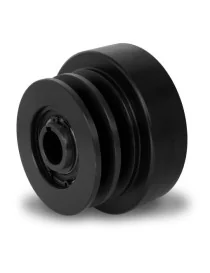 Embrayage double, centrifuge, arbre de 25 mm pour courroie trapézoïdale cannelée