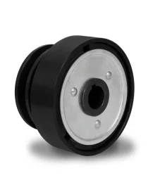 Embrayage double, centrifuge, arbre de 25 mm pour courroie trapézoïdale cannelée