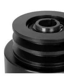 Embrayage double, centrifuge, arbre de 25 mm pour courroie trapézoïdale cannelée
