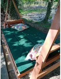 BALANCELLE DE JARDIN BOIS TROPICAL 300KG Hecht