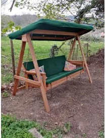 BALANCELLE DE JARDIN BOIS TROPICAL 300KG Hecht