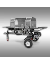 Fendeuse à bois HS-20DS55pro, 20 t, 55 cm, moteur à essence, double fente Jansen