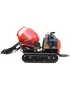 Bétonnière sur chenilles CKBM300 – Moteur essence 13,5 CV – Cuve 300 L – Mélangeur tout-terrain professionnel