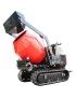 Bétonnière sur chenilles CKBM300 – Moteur essence 13,5 CV – Cuve 300 L – Mélangeur tout-terrain professionnel