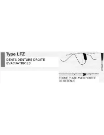 LAME DE SCIE BOIS CARBURE 300 mm 20 DENTS COUPE BRUTE Crossfer