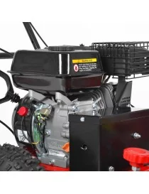 HECHT 8616 SE – Brosse Rotative Motorisée 4 Saisons | Balai, Fraise à Neige & Chasse-Neige