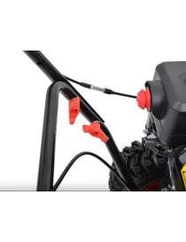 HECHT 8616 SE – Brosse Rotative Motorisée 4 Saisons | Balai, Fraise à Neige & Chasse-Neige