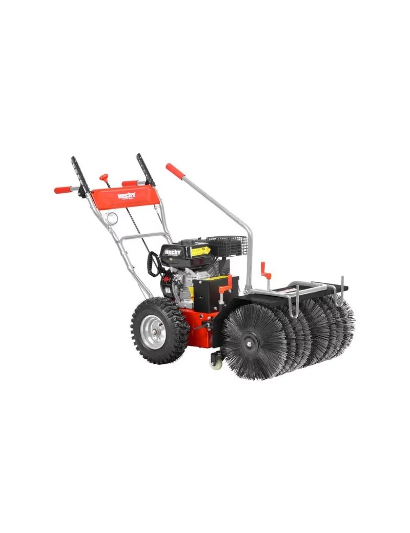 HECHT 8616 SE – Brosse Rotative Motorisée 4 Saisons | Balai, Fraise à Neige & Chasse-Neige