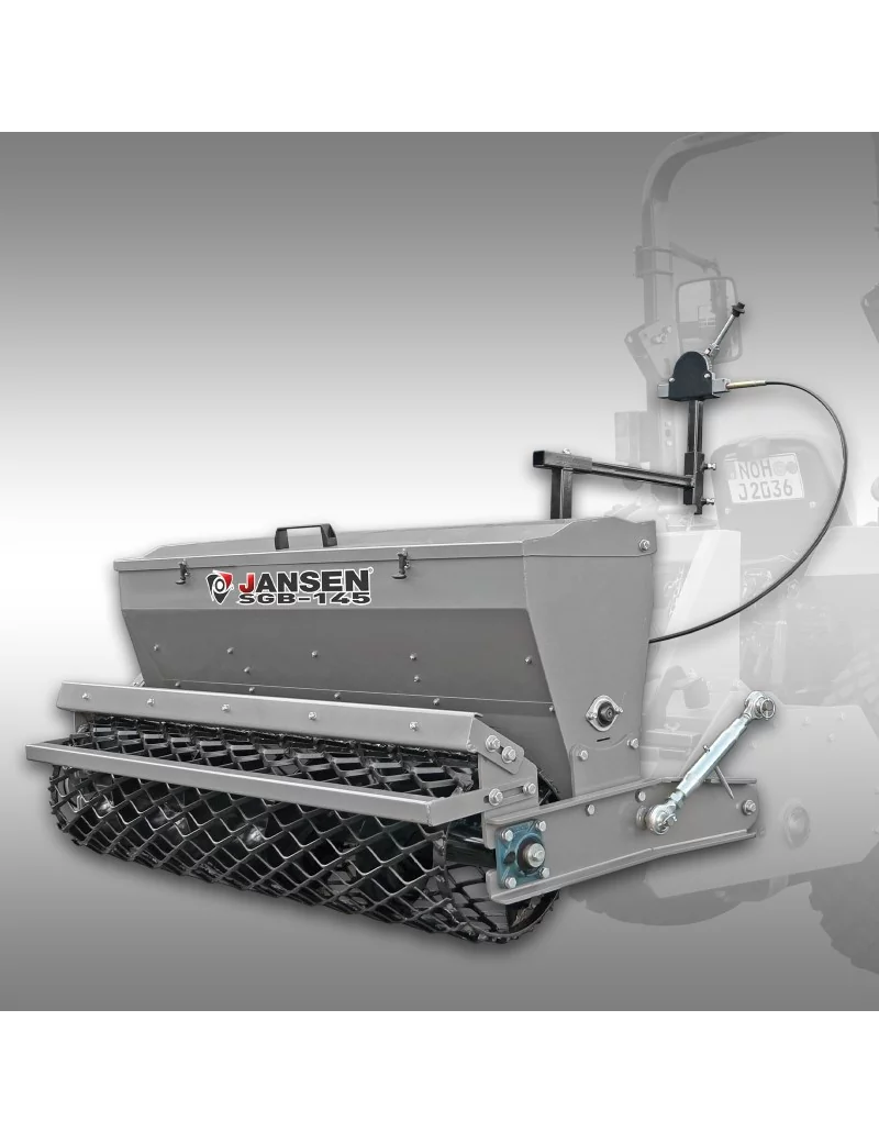 Réservoir à semences JANSEN SGB-145, bac à semences pour fraiseuse réversible UKF-145 Jansen