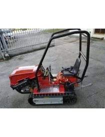 CINGOLINO Mini Tracteur à Chenilles 20CV Diesel | Attelage 3 Points Hydraulique