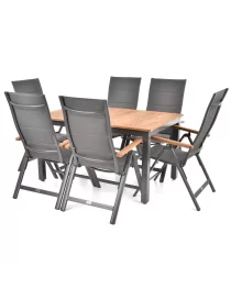 HECHT Ensemble de mobilier de jardin - MONTANA SET