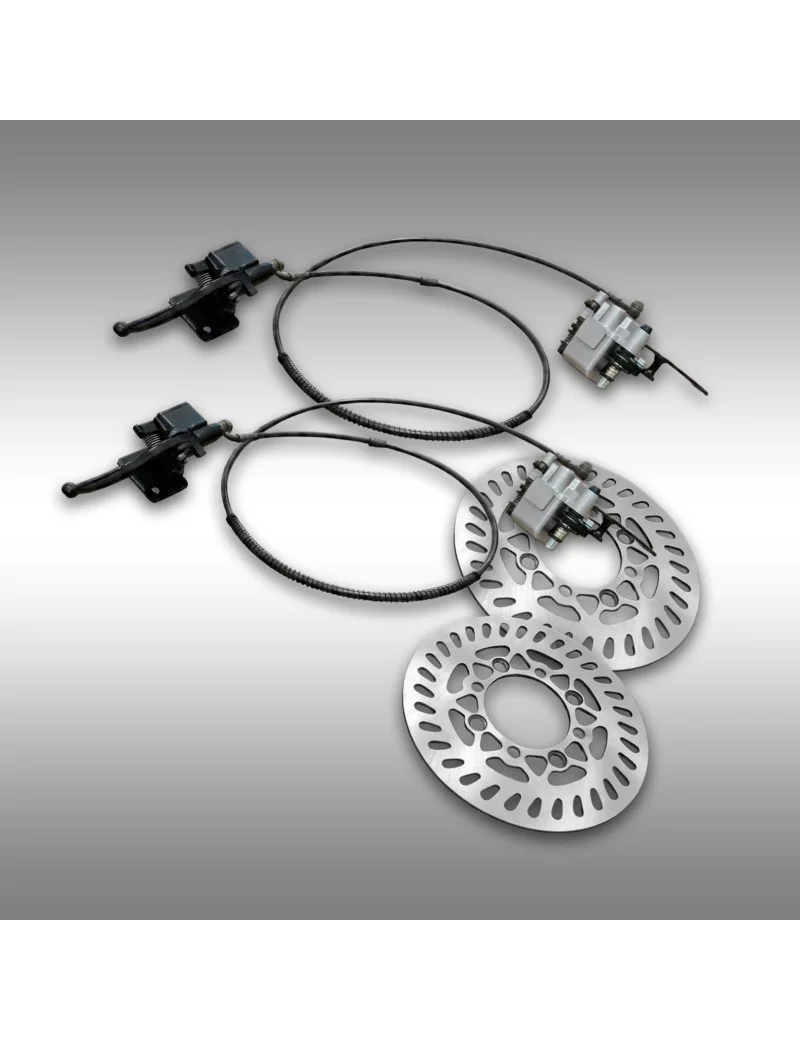 Kit freins hydrauliques JANSEN® MGT-600 | Disques + câbles
