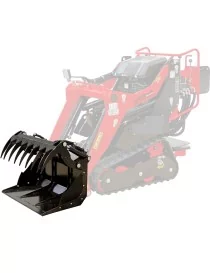 Godet à griffes pour chargeuses compactes CBKL200, largeur 770 mm