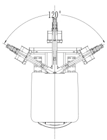 Mini-pelle diesel 940 kg CDKB941S – Bras orientable 120° | 9,5 CV
